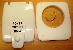 Flap Only Power Outlet White 50003012